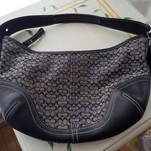 Small Coach hobo bag